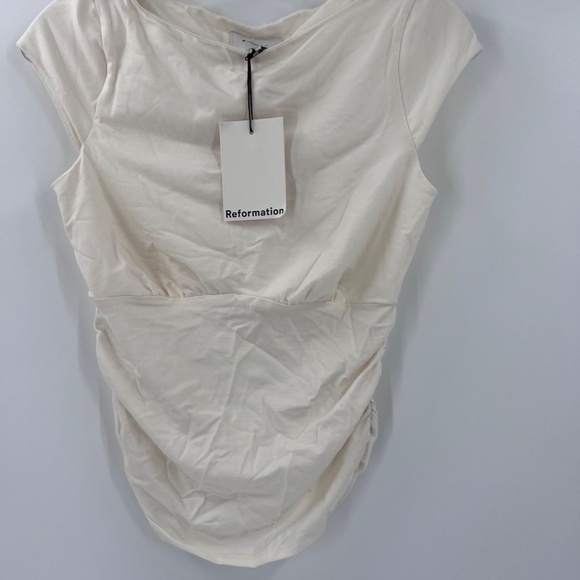 REFORMATION MADELYN KNIT TOP NEW XS - Picture 3 of 10
